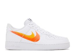 Nike: Оранжевые кроссовки  Air Force 1