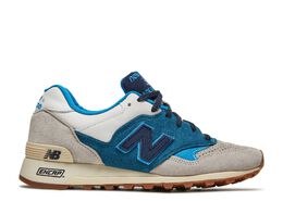 New Balance: Синие кроссовки  577