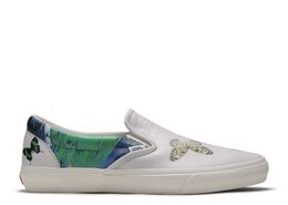 Vans: Бежевые кроссовки  Classic Slip On