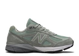 New Balance: Зелёные кроссовки 