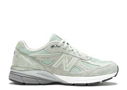 New Balance: Зелёные кроссовки 