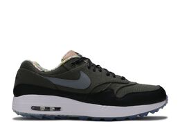 Nike: Зелёные кроссовки  Air Max 1