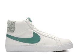 Nike: Зелёные кроссовки  Blazer Mid Premium