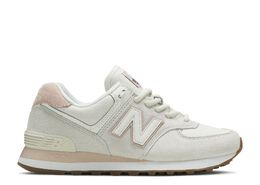 New Balance: Серые кроссовки  574