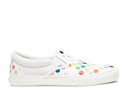 Vans: Белые кроссовки  Classic Slip On