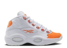 Reebok: Оранжевые кроссовки  Question Mid