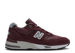 New Balance: Бордовые кроссовки  991