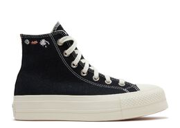 Converse: Чёрные кроссовки  Chuck Taylor All Star Lift