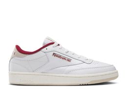 Reebok: Белые кроссовки  Club C 85