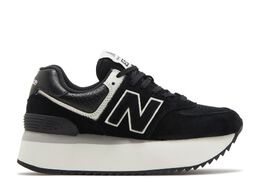 New Balance: Чёрные кроссовки  574