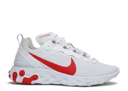 Nike: Белые кроссовки  React Element 55