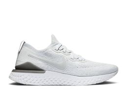 Nike: Белые кроссовки  Epic React Flyknit 2