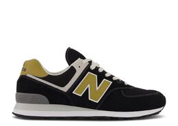 New Balance: Чёрные кроссовки 