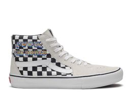 Vans: Белые кроссовки  Sk8-Hi