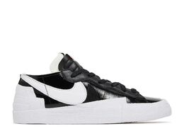 Nike: Чёрные кроссовки Blazer Low