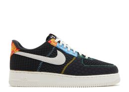 Nike: Чёрные кроссовки  Air Force 1