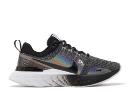 Nike: Чёрные кроссовки  React Infinity Run Flyknit