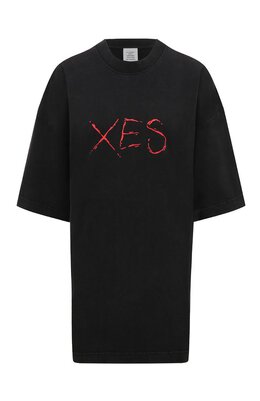 VETEMENTS: Хлопковая футболка 