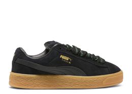 PUMA: Чёрные кроссовки  Suede