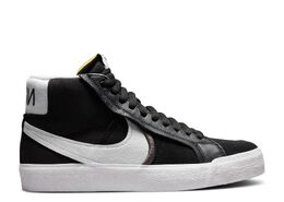 Nike: Чёрные кроссовки  Blazer Mid Premium