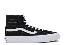 Vans: Чёрные кроссовки  SK8-Hi Reissue