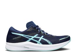 Asics: Голубые кроссовки 