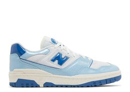 New Balance: Голубые кроссовки  550