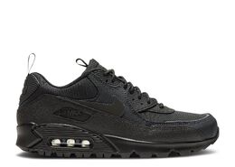 Nike: Чёрные кроссовки  Air Max 90