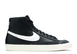 Nike: Чёрные кроссовки  Blazer Mid 77 Vintage