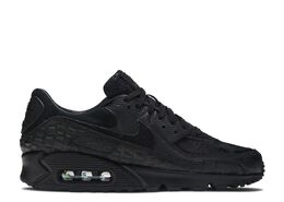 Nike: Чёрные кроссовки Air Max 90