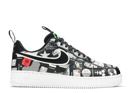 Nike: Чёрные кроссовки  Air Force 1