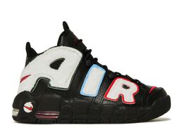 Nike: Чёрные кроссовки  Air More Uptempo