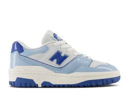 New Balance: Голубые кроссовки  550