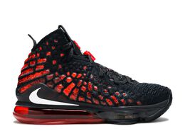 Nike: Чёрные кроссовки  Lebron 17