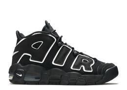 Nike: Чёрные кроссовки  Air More Uptempo