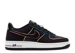 Nike: Чёрные кроссовки  Air Force 1