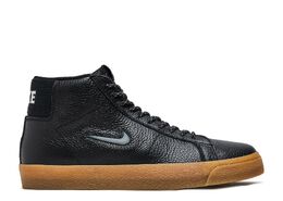 Nike: Чёрные кроссовки  Blazer Mid Premium