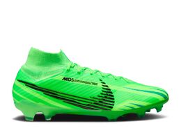 Nike: Зелёные кроссовки  Mercurial