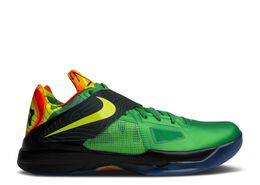 Nike: Зелёные кроссовки  Zoom KD 4