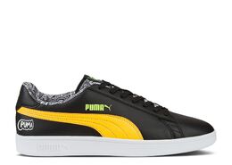 PUMA: Чёрные кроссовки  Smash V2