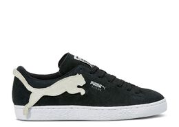 PUMA: Чёрные кроссовки  Suede