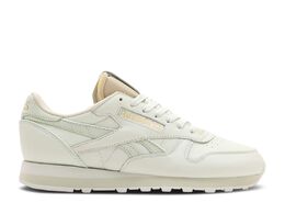 Reebok: Бежевые кроссовки  Classic Leather