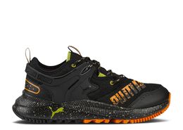 PUMA: Чёрные кроссовки 