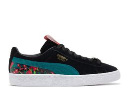 PUMA: Чёрные кроссовки  Suede