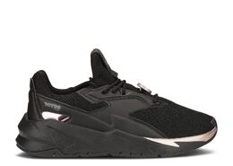 PUMA: Чёрные кроссовки 
