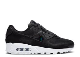 Nike: Чёрные кроссовки  Air Max 90