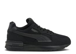 PUMA: Чёрные кроссовки 