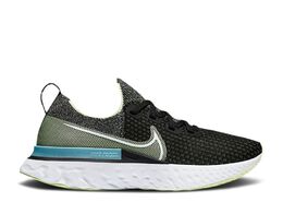 Nike: Чёрные кроссовки  React Infinity Run Flyknit