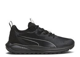 PUMA: Чёрные кроссовки 