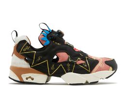 Reebok: Чёрные кроссовки  InstaPump Fury